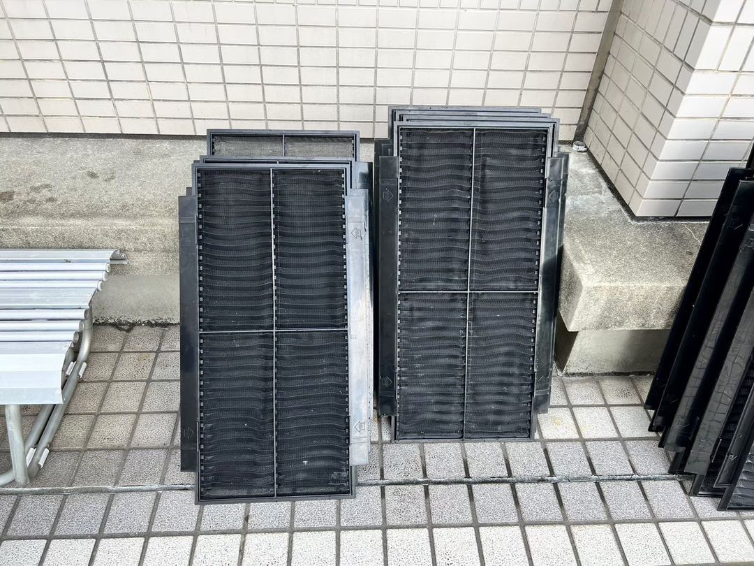 吹田市 大学病院 エアコンフィルタークリーニング（施工後）の施工事例