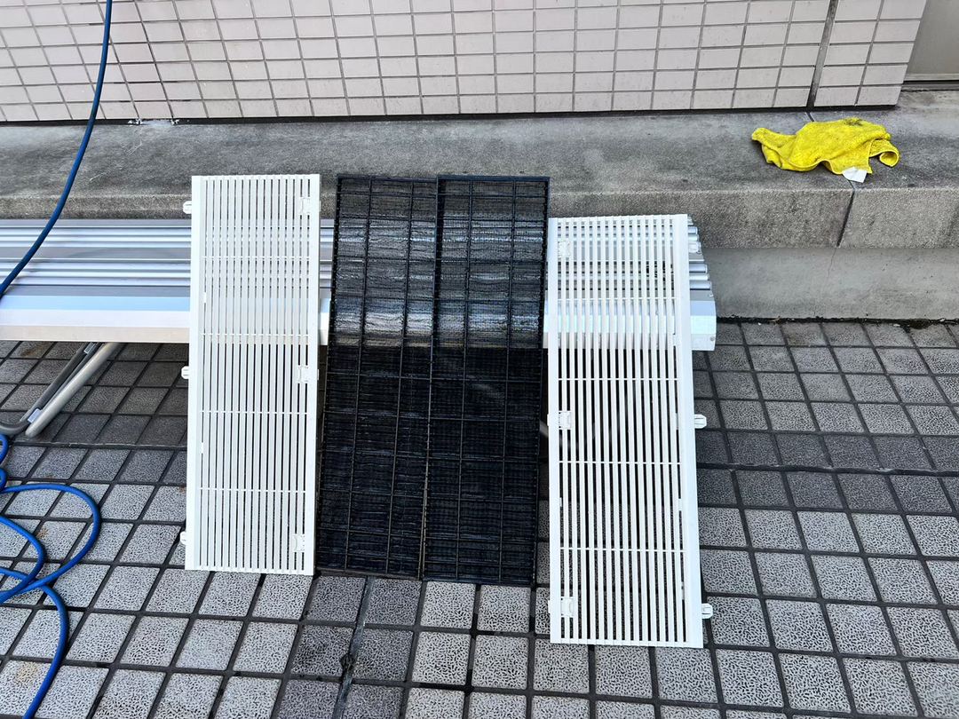 吹田市 大学病院 エアコンフィルタークリーニング（施工後）の施工事例